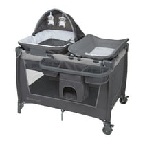 Baby Trend Simply Smart 2.0 Nursery Center Playard with Bassinet and Travel Bag – Shale Grey