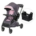 thumbnail interactive-video image 1 of Baby Trend Sit N’ Stand 5-in-1 Shopper Plus Stroller, Cassis Pink, 1 of 16