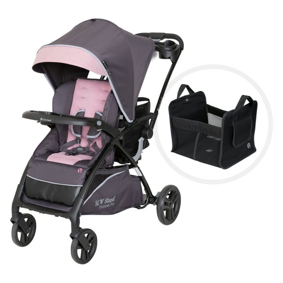 Baby Trend Sit N’ Stand 5-in-1 Shopper Plus Stroller, Cassis Pink