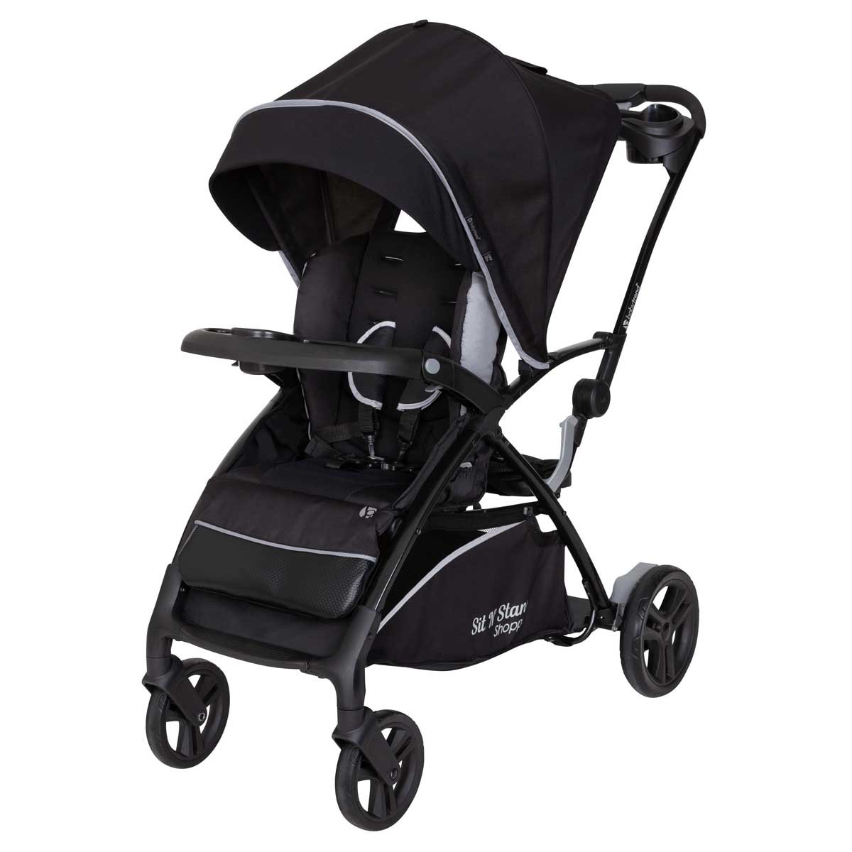 Baby Trend Sit N Stand® 5-in-1 - Shopper Stroller - Kona - Black - image 1 of 9
