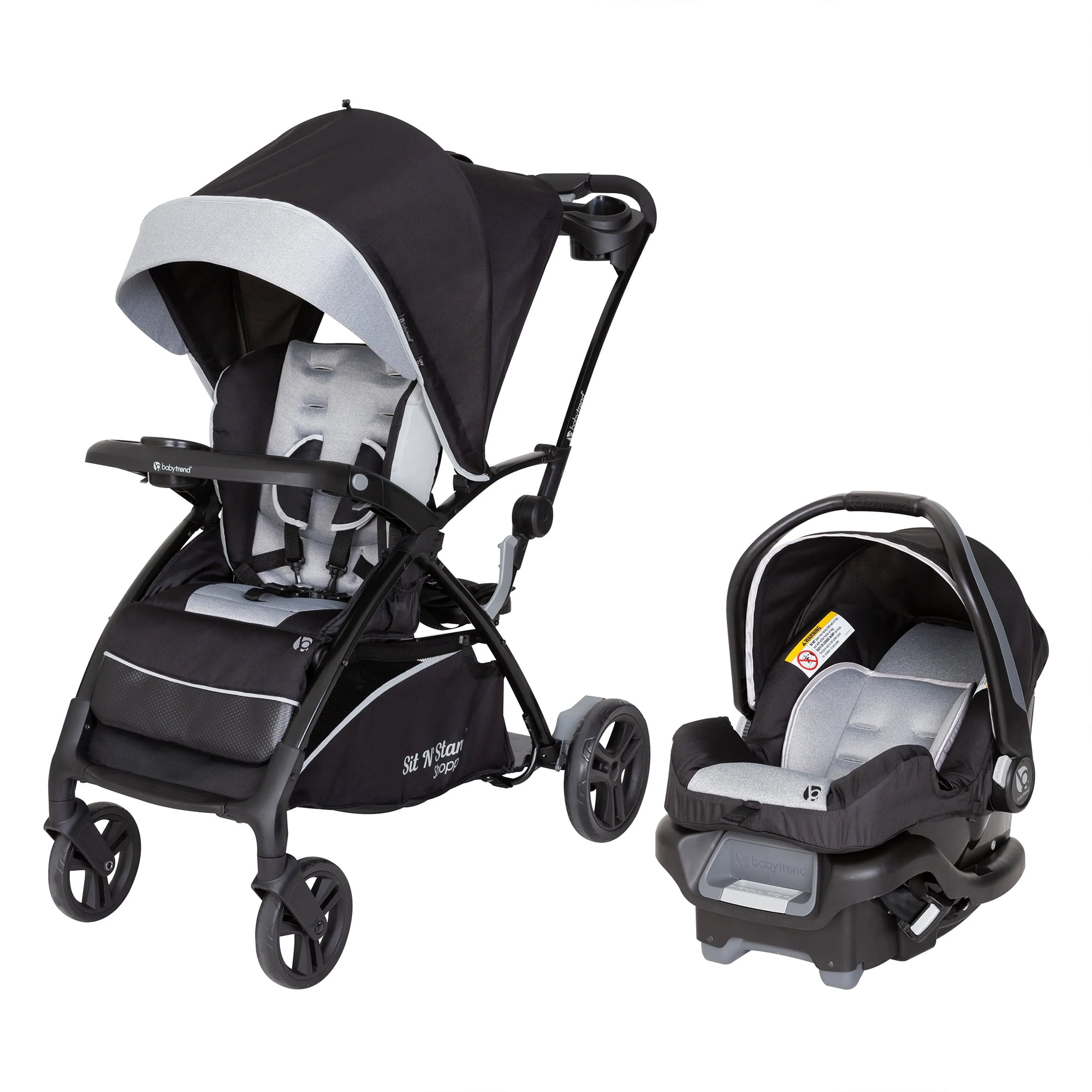Free Shipping! Baby Trend Sit N Stand 5-in-1 Shopper Travel System