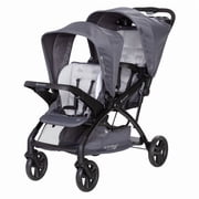 Baby Trend Sit N' Stand Double 2.0 Stroller, Dash Grey, Compact Fold, Compatible with Car Seats