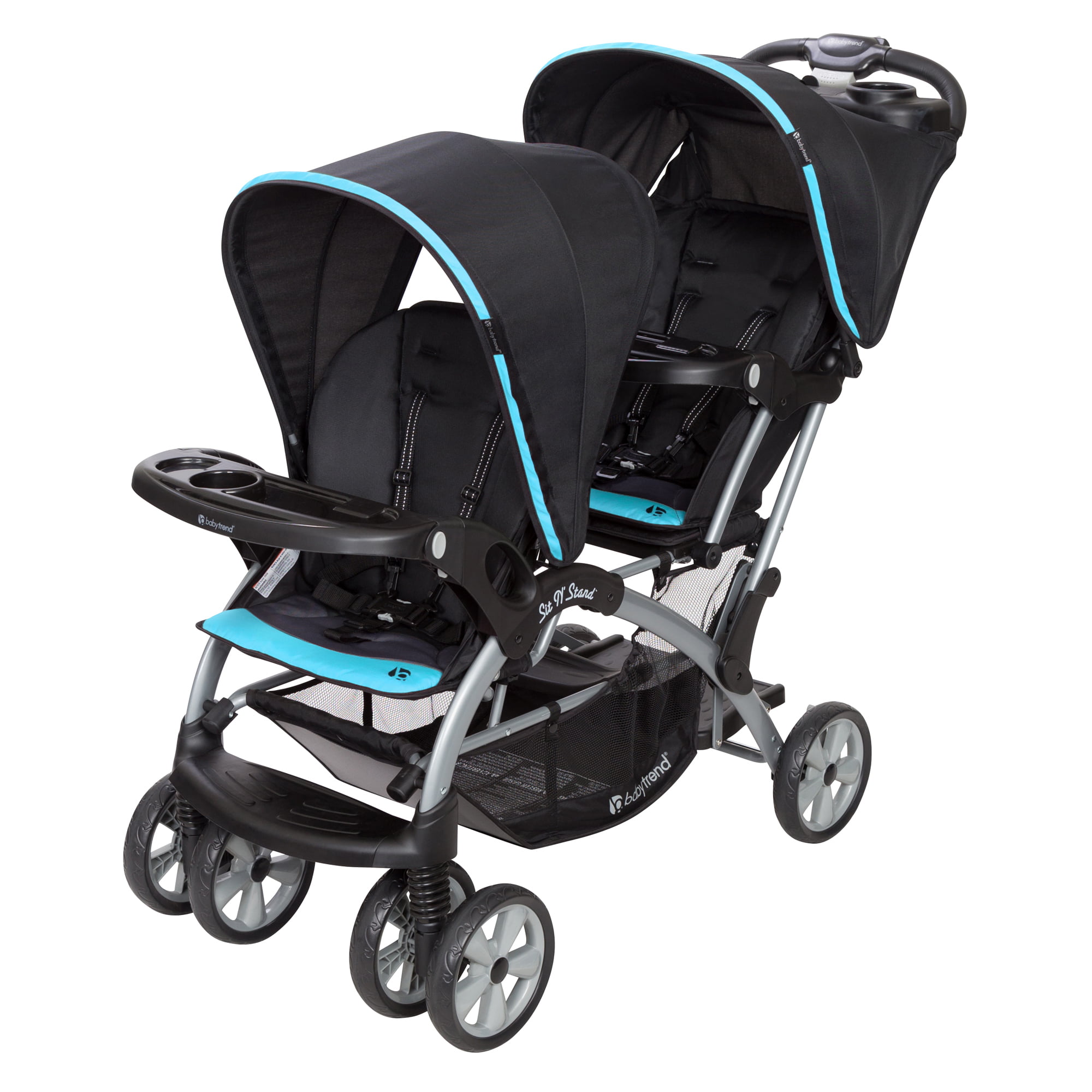 Baby Trend Sit N' Stand® Double- Optic Aqua - Walmart.com