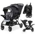 thumbnail image 1 of Baby Trend Sit N' Stand Double Stroller 2.0 DLX w/5 Point Safety Harness, Stormy, 1 of 11