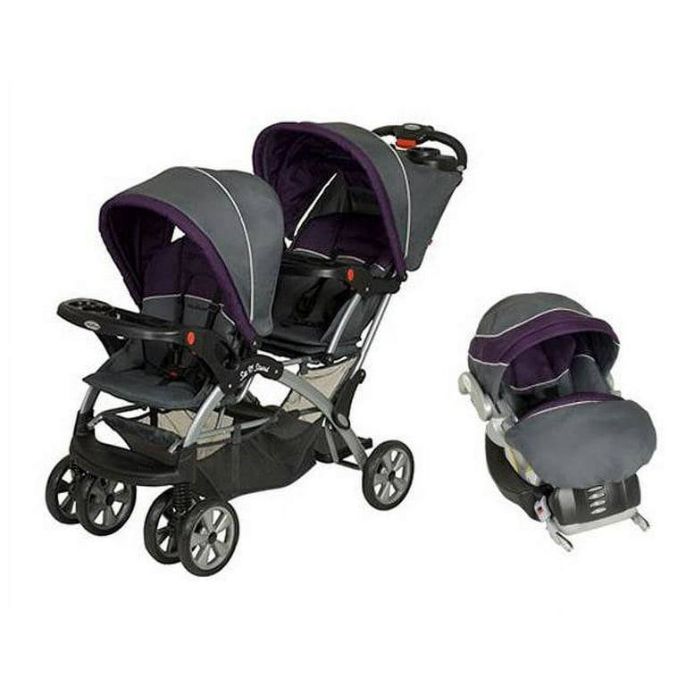 Baby Trend Sit N Stand Double Stroller Travel System Elixer