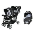 thumbnail image 1 of Baby Trend Sit N Stand Double Stroller Travel System, Stormy, 1 of 11