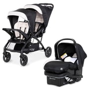 Baby Trend Double Stroller w/ Infant Car Seat, Sit N Stand & EZ-Lift Plus, Khaki, Travel System