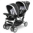 thumbnail image 1 of Baby Trend Infant & Toddler Double Stroller, Sit N' Stand, Stormy, Foldable, 1 of 13