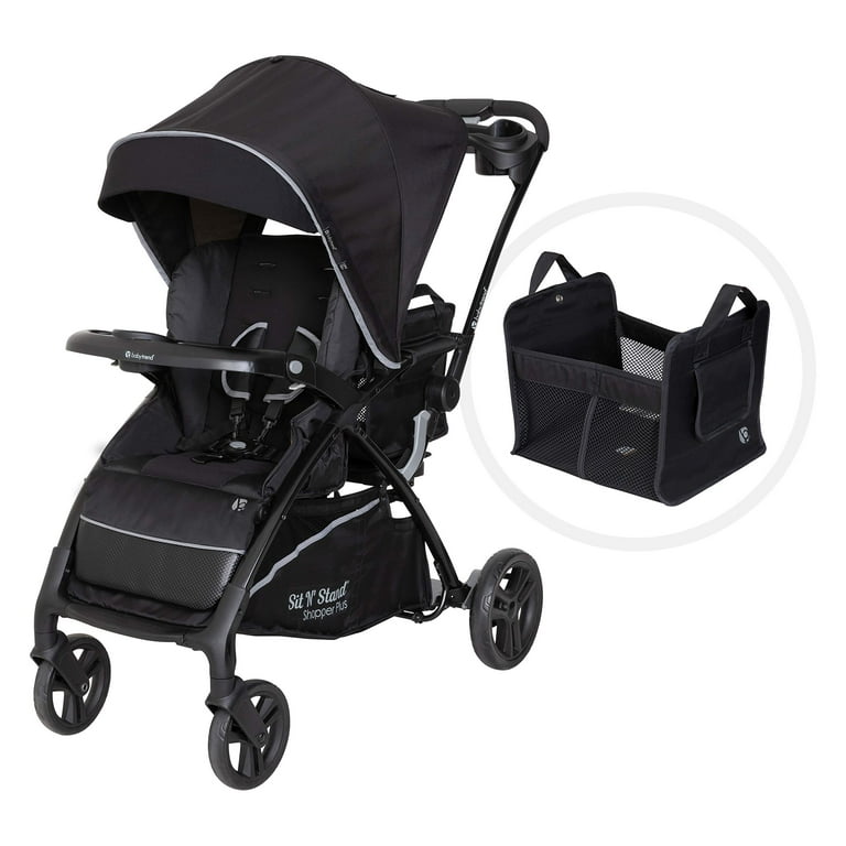 Baby Trend Sit N' Stand Sit and Stand, Solid Print Black - Walmart.com