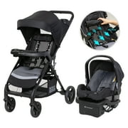 Baby Trend Sonar Seasons Travel System with Airflow and EZ-Lift Infant Car Seat, Black