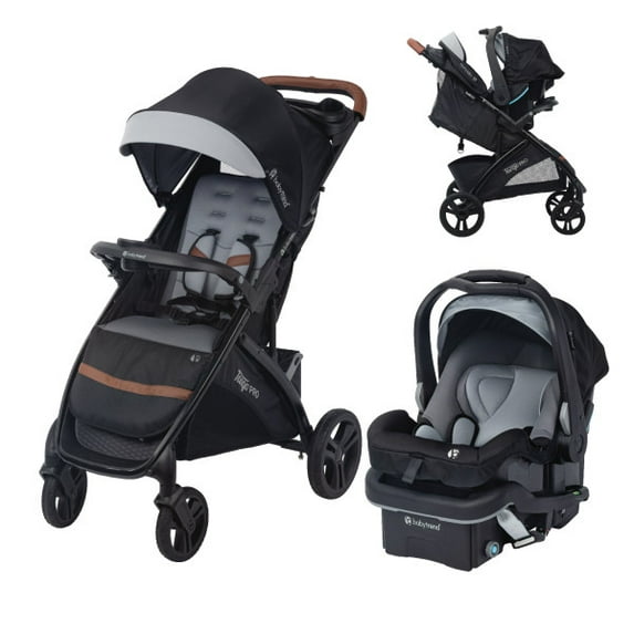 Baby Trend Lightweight Tango PRO Travel System with Secure-Lift Infant Car Seat - Black