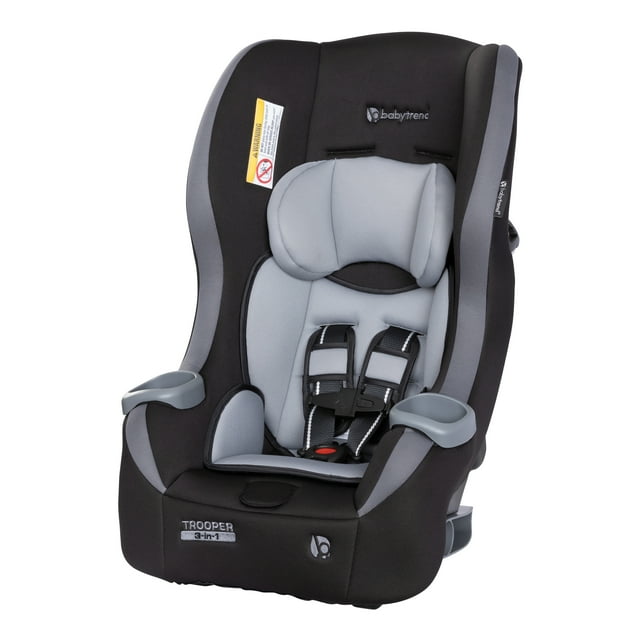 Baby Trend Trooper 3in1 Convertible Car Seat Dash Black Black