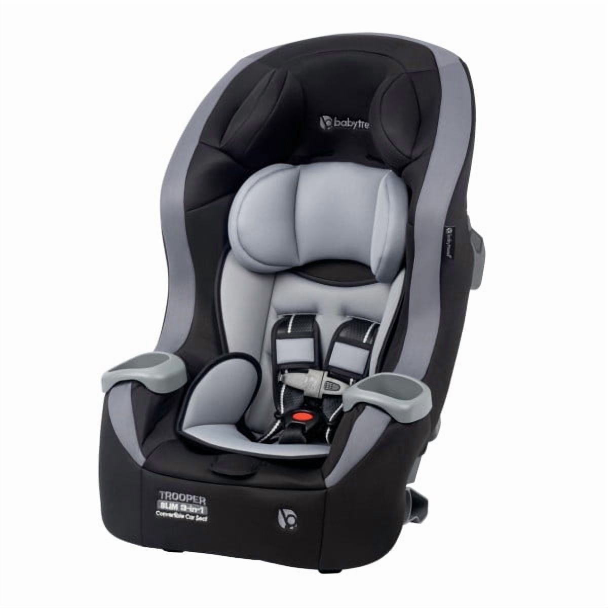 Baby Trend Trooper SLIM 3-in-1 Convertible Car Seat with Side Impact Protection, Dash Black