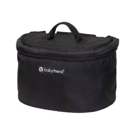 Baby Trend Deluxe Stroller Wagon Basket with Insulated Cooler for All Age Groups, Black