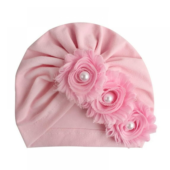 Baby Turban Hats Newborn Infant Toddler Hospital Hat Cotton Head Wrap
