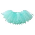 thumbnail image 1 of Baby Tutu Ruffle Edge 5-Layer (Newborn - 3mo.) Aqua, 1 of 1