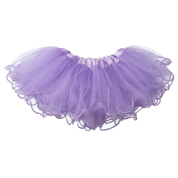 Baby Tutu Ruffle Edge 5-Layer (Newborn - 3mo.) Light Lavender