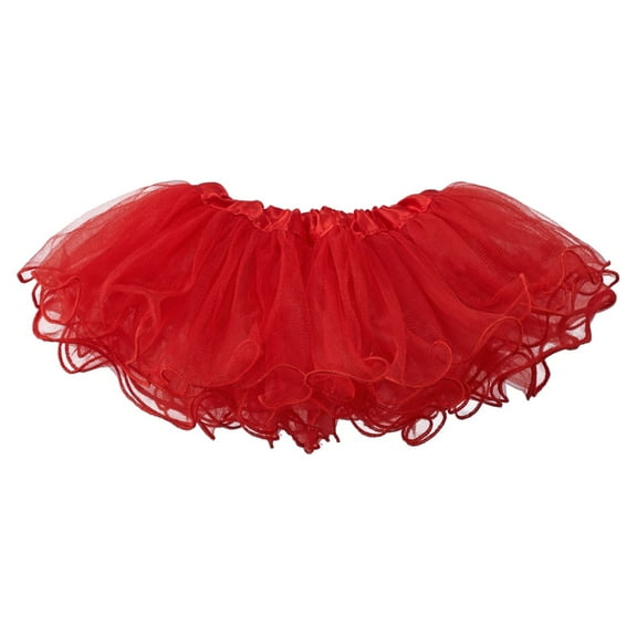 Baby Tutu Ruffle Edge 5-Layer (Newborn - 3mo.) Red