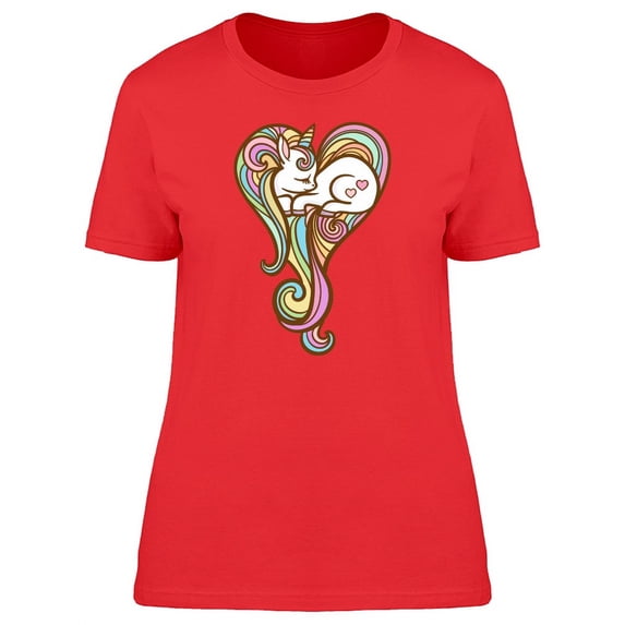 Baby Unicorn Sleeping T-Shirt Women -Image by Shutterstock, Female XX-Large