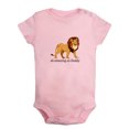 thumbnail image 1 of Baby Unisex As Amazing As Daddy Funny Rompers Newborn Baby Bodysuits Infant Jumpsuits Kids Cotton Animal Lion Graphic One-Piece Outfits, 1 of 5