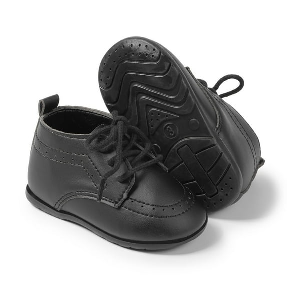 Baby Unisex British Style Brogue Walking Shoes, Spring Autumn PU ...
