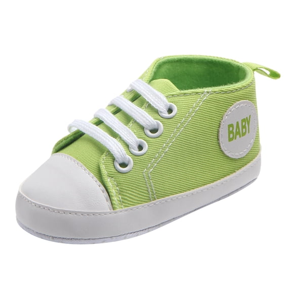 Baby Unisex Canvas Soft Sole Shoes, Non Slip First Walkers for Infants, Breathable Summer Sandals for 0-3M