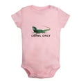 Baby Unisex Crawl Only Funny Rompers Newborn Baby Bodysuits Infant