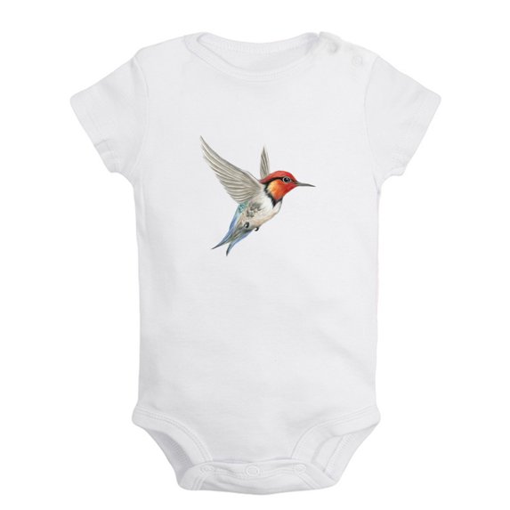 Baby Unisex Cute Rompers Newborn Baby Bodysuits Infant Jumpsuits Kids Cotton Animal Birds Graphic One-Piece Outfits