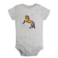 thumbnail image 1 of Baby Unisex Cute Rompers Newborn Baby Bodysuits Infant Jumpsuits Kids Cotton Animal Horse Graphic One-Piece Outfits, 1 of 5