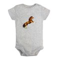 thumbnail image 1 of Baby Unisex Cute Rompers Newborn Baby Bodysuits Infant Jumpsuits Kids Cotton Animal Horse Graphic One-Piece Outfits, 1 of 5