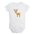 thumbnail image 1 of Baby Unisex Cute Rompers Newborn Baby Bodysuits Infant Jumpsuits Kids Cotton Animal Moose Graphic One-Piece Outfits, 1 of 5