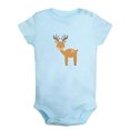 thumbnail image 1 of Baby Unisex Cute Rompers Newborn Baby Bodysuits Infant Jumpsuits Kids Cotton Animal Moose Graphic One-Piece Outfits, 1 of 5