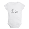 thumbnail image 1 of Baby Unisex Cute Rompers Newborn Baby Bodysuits Infant Jumpsuits Kids Cotton Animal Walrus Graphic One-Piece Outfits, 1 of 5