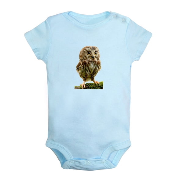 Baby Unisex Don't Worry I'm Not Tired Baby Funny Rompers Newborn Baby Bodysuits Infant Jumpsuits Kids Cotton Animal Owl Graphic One-Piece Outfits