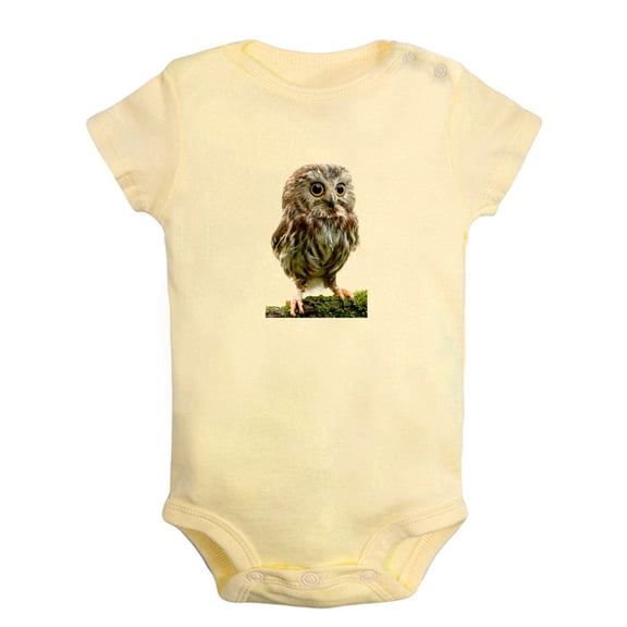 Baby Unisex Don't Worry I'm Not Tired Baby Funny Rompers Newborn Baby Bodysuits Infant Jumpsuits Kids Cotton Animal Owl Graphic One-Piece Outfits