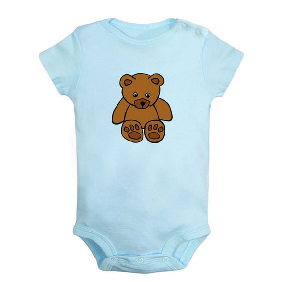 Baby Unisex Extremely Cute Funny Rompers Newborn Baby Bodysuits Infant Jumpsuits Kids Cotton Animal Bear Graphic One-Piece Outfits