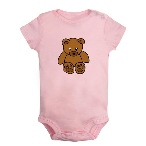 Baby Unisex Extremely Cute Funny Rompers Newborn Baby Bodysuits Infant Jumpsuits Kids Cotton Animal Bear Graphic One-Piece Outfits