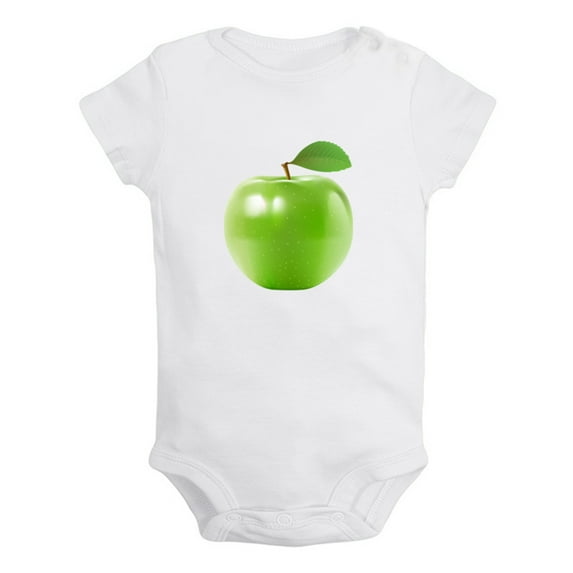 Baby Unisex Fruit Apple Design Rompers Newborn Baby Bodysuits Infant Jumpsuits Kids Cotton Graphic One-Piece Outfits