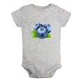 thumbnail image 1 of Baby Unisex Fruit Blueberries Design Rompers Newborn Baby Bodysuits Infant Jumpsuits Kids Cotton Graphic One-Piece Outfits, 1 of 5