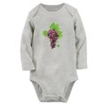 thumbnail image 1 of Baby Unisex Fruit Grape Design Rompers Newborn Baby Bodysuits Infant Jumpsuits Kids Cotton Graphic One-Piece Outfits, 1 of 5