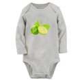 thumbnail image 1 of Baby Unisex Fruit Lime Design Rompers Newborn Baby Bodysuits Infant Jumpsuits Kids Cotton Graphic One-Piece Outfits, 1 of 5