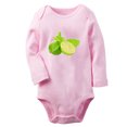 thumbnail image 1 of Baby Unisex Fruit Lime Design Rompers Newborn Baby Bodysuits Infant Jumpsuits Kids Cotton Graphic One-Piece Outfits, 1 of 5