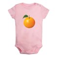 thumbnail image 1 of Baby Unisex Fruit Orange Design Rompers Newborn Baby Bodysuits Infant Jumpsuits Kids Cotton Graphic One-Piece Outfits, 1 of 5