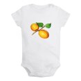 thumbnail image 1 of Baby Unisex Fruit Peach Design Rompers Newborn Baby Bodysuits Infant Jumpsuits Kids Cotton Graphic One-Piece Outfits, 1 of 5