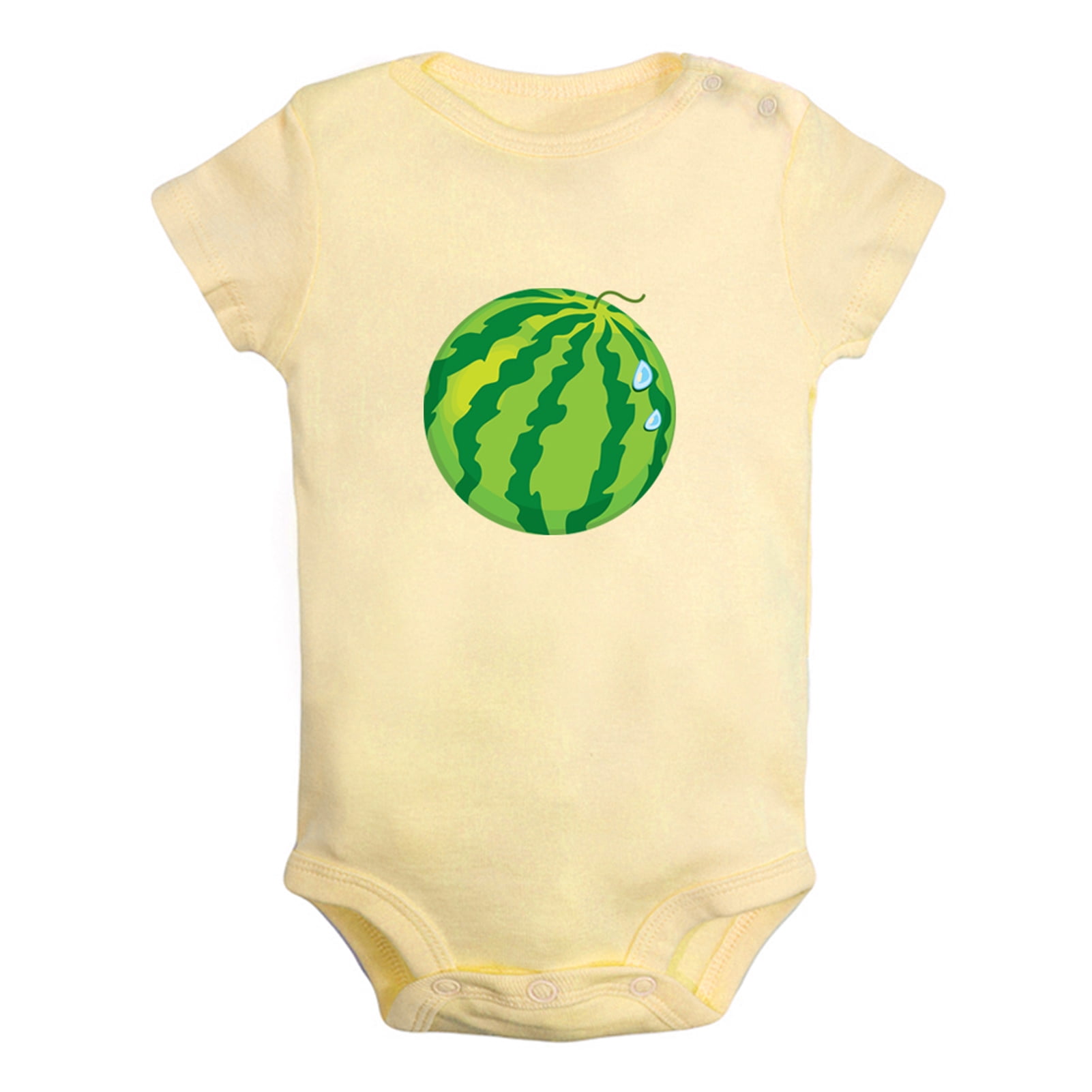 Baby Unisex Fruit Watermelon Design Rompers Newborn Baby Bodysuits