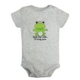 thumbnail image 1 of Baby Unisex Give Me Milk I'll Hug You Funny Rompers Newborn Baby Bodysuits Infant Jumpsuits Kids Cotton Animal Frog Graphic One-Piece Outfits, 1 of 5