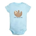 thumbnail image 1 of Baby Unisex I Love Naps And Milk Funny Rompers Newborn Baby Bodysuits Infant Jumpsuits Kids Cotton Animal Sloth Graphic One-Piece Outfits, 1 of 5