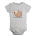 thumbnail image 1 of Baby Unisex I Love Naps And Milk Funny Rompers Newborn Baby Bodysuits Infant Jumpsuits Kids Cotton Animal Sloth Graphic One-Piece Outfits, 1 of 5