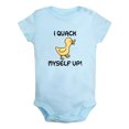 thumbnail image 1 of Baby Unisex I Quack Myself Up Funny Rompers Newborn Baby Bodysuits Infant Jumpsuits Kids Cotton Graphic One-Piece Outfits, 1 of 5