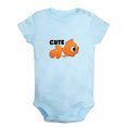 thumbnail image 1 of Baby Unisex I'm Cute Funny Rompers Newborn Baby Bodysuits Infant Jumpsuits Kids Cotton Animal Fish Graphic One-Piece Outfits, 1 of 5